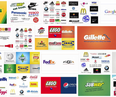corporate logos and taglines